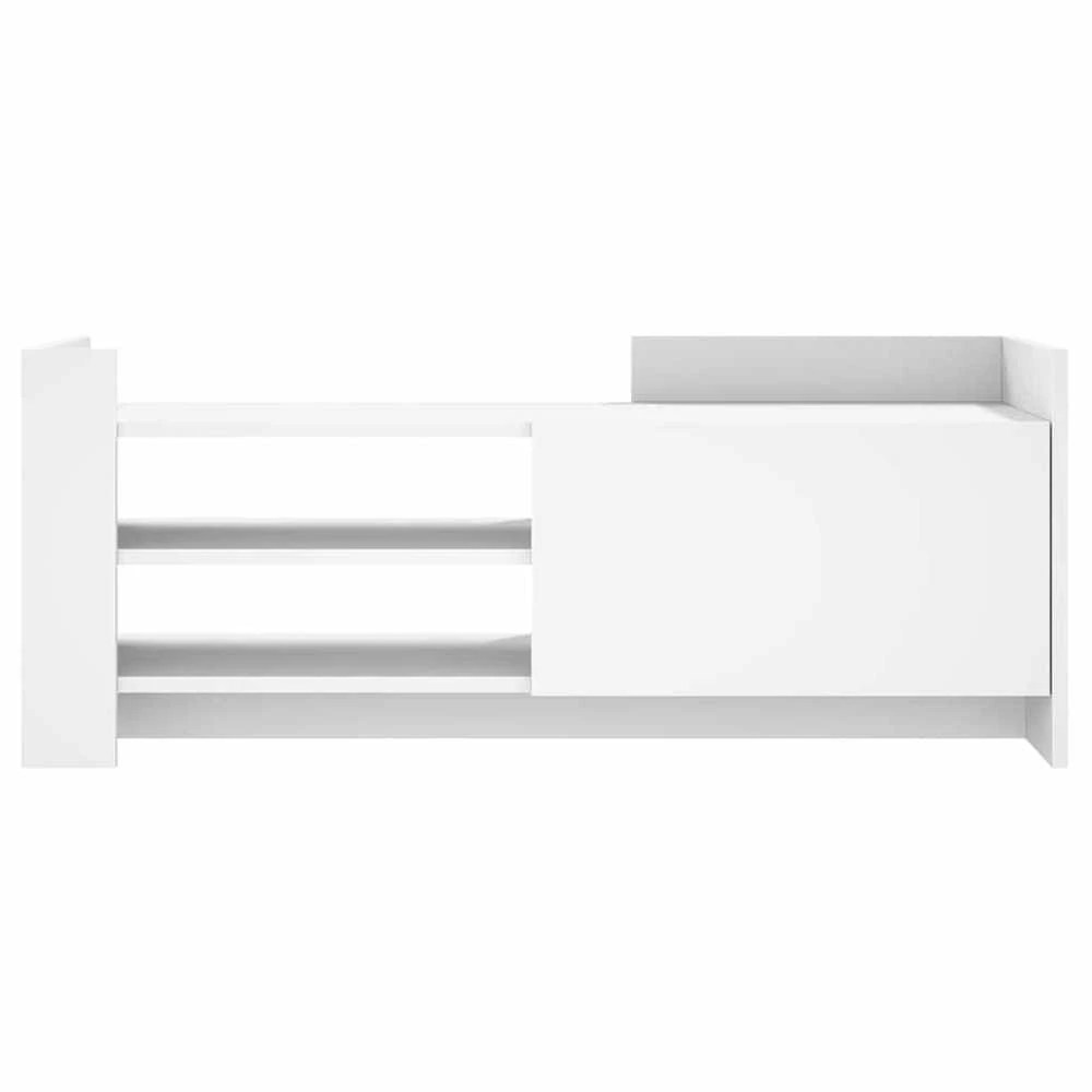 TV staliukas Televizoriaus spintelė, baltos spalvos, 100x35x40cm, mediena