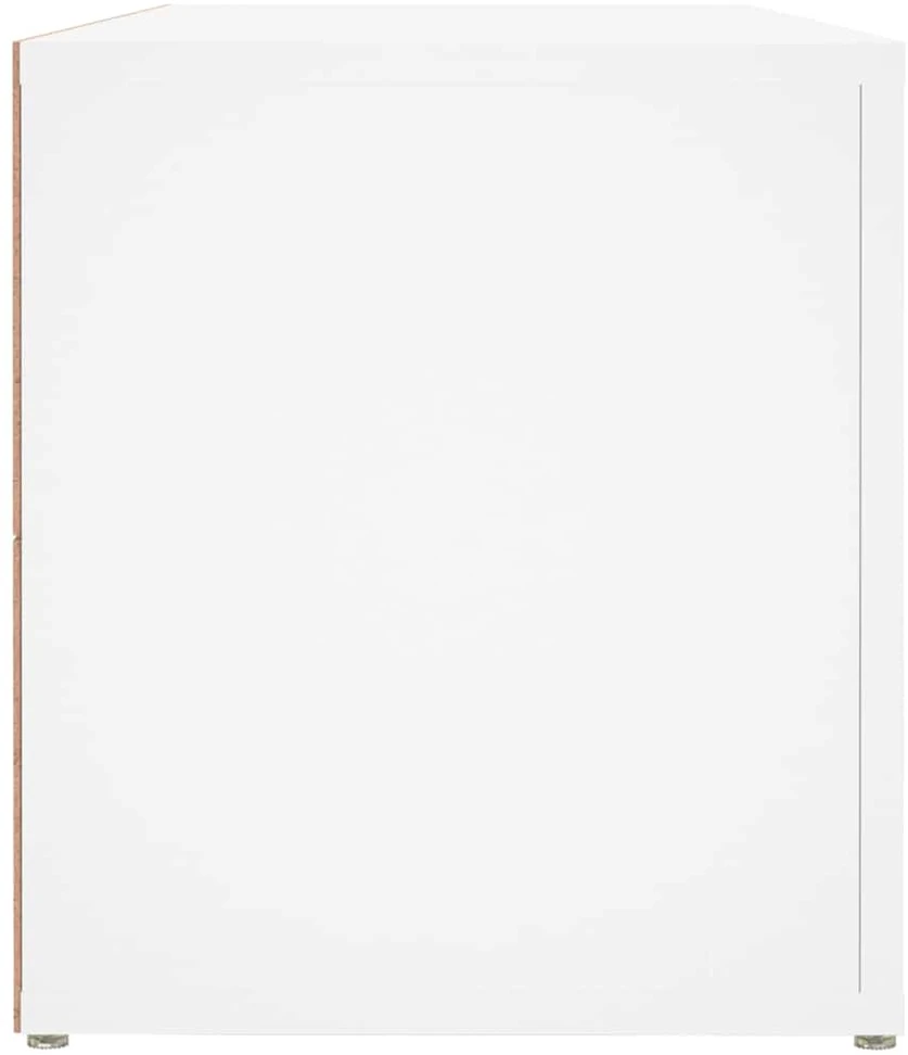 TV staliukas Televizoriaus spintelė, baltos spalvos, 100x31,5x35cm, mediena