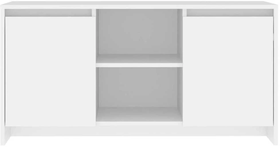 TV staliukas Televizoriaus spintelė, balta, 102x37,5x52,5cm, mediena