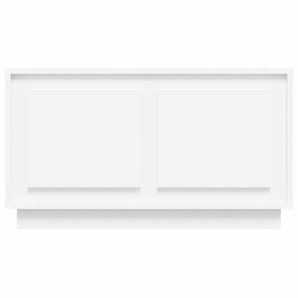 TV staliukas Televizoriaus spintelė, baltos spalvos, 80x35x45cm, mediena
