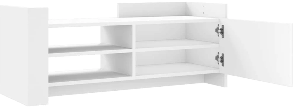 TV staliukas Televizoriaus spintelė, baltos spalvos, 100x35x40cm, mediena