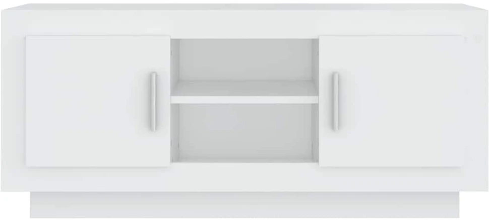 TV staliukas Televizoriaus spintelė, baltos spalvos, 102x35x45cm, mediena