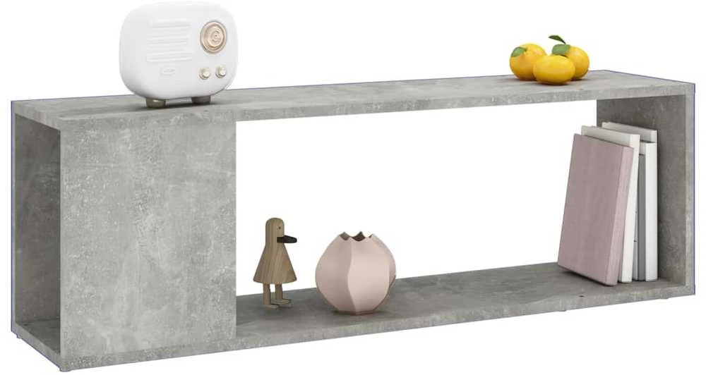TV staliukas Televizoriaus spintelė, betono, 100x24x32cm, apdirbta mediena