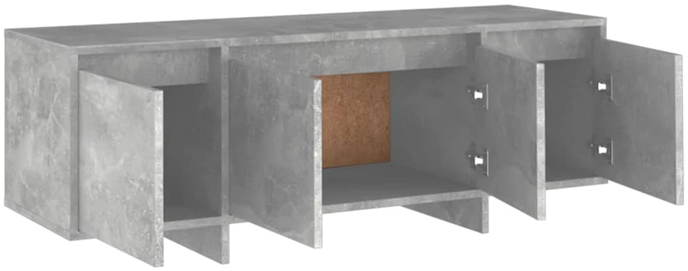 TV staliukas Televizoriaus spintelė, betono, 120x30x40,5cm, apdirbta mediena