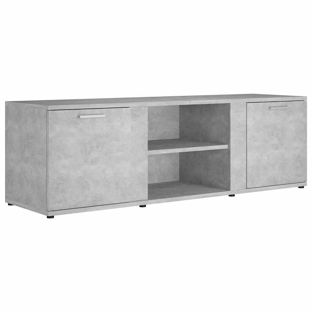 TV staliukas Televizoriaus spintelė, betono, 120x34x37cm, apdirbta mediena