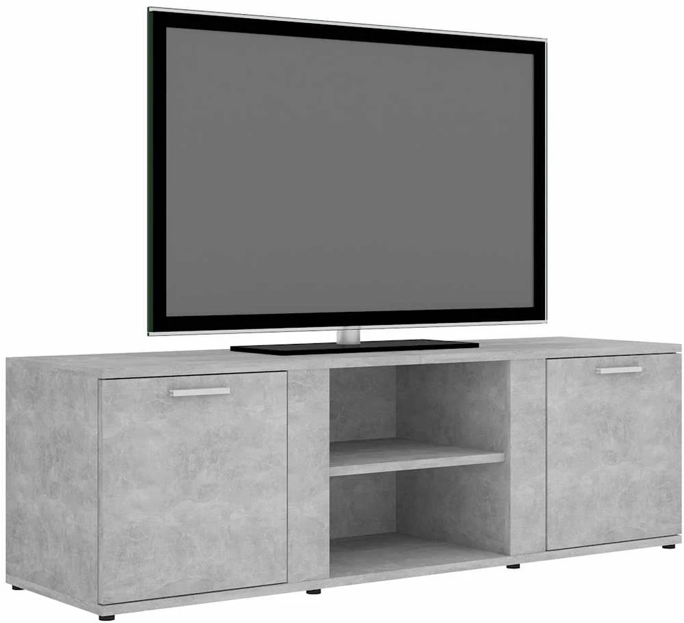 TV staliukas Televizoriaus spintelė, betono, 120x34x37cm, apdirbta mediena
