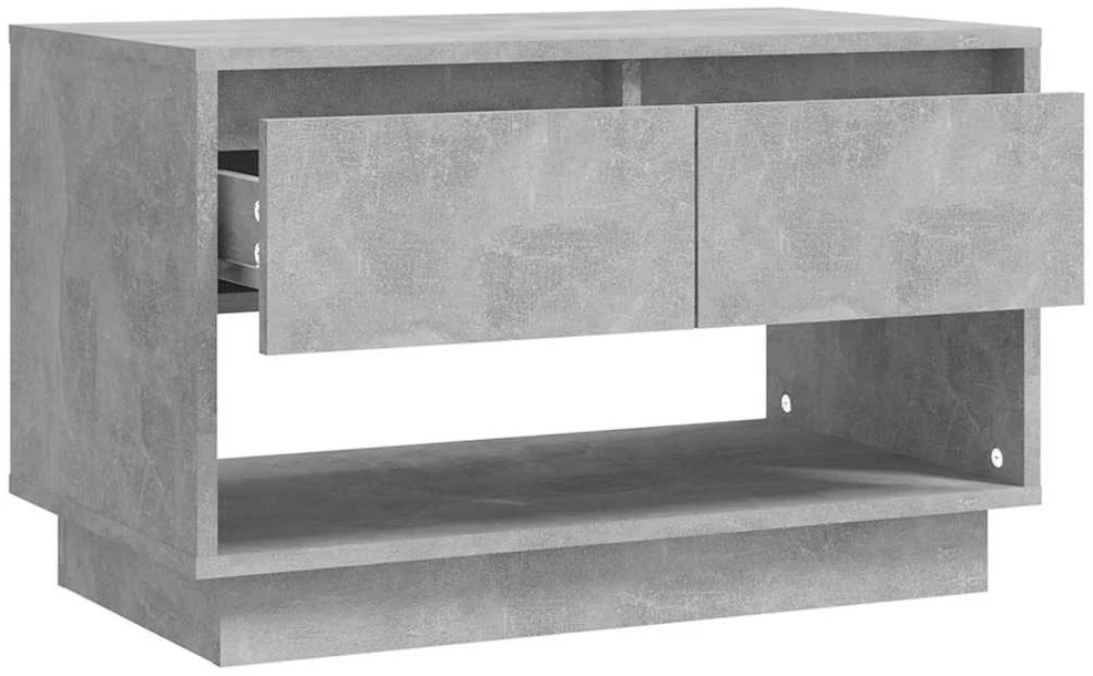 TV staliukas Televizoriaus spintelė, betono, 70x41x44cm, apdirbta mediena
