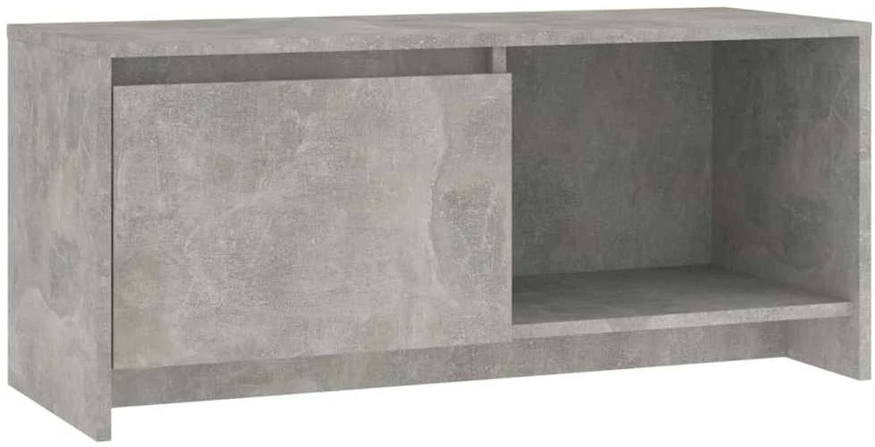 TV staliukas Televizoriaus spintelė, betono, 90x35x40cm, apdirbta mediena
