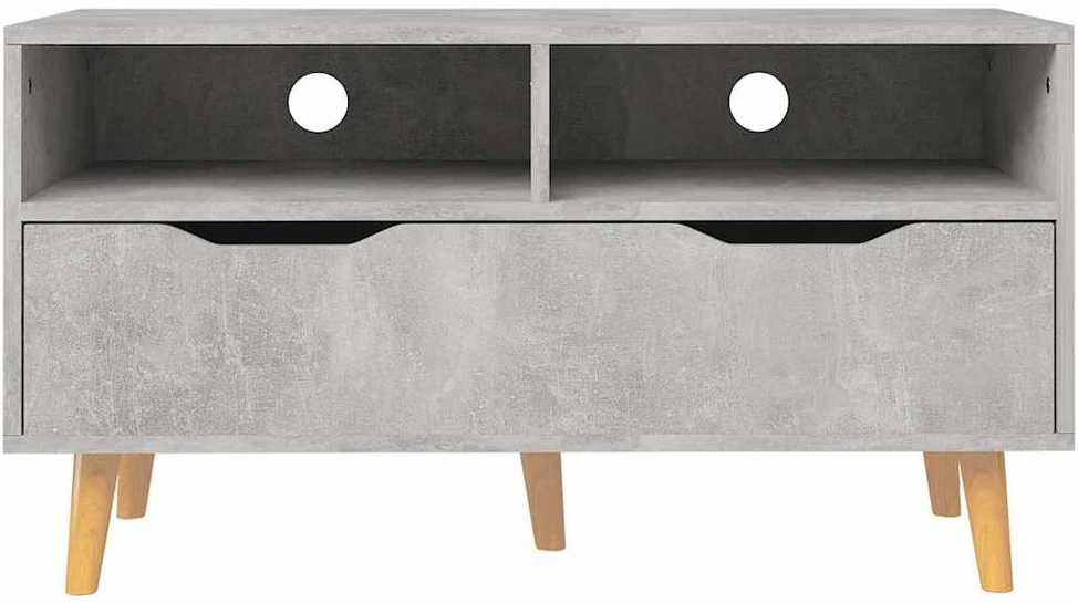 TV staliukas Televizoriaus spintelė, betono, 90x40x48,5cm, apdirbta mediena
