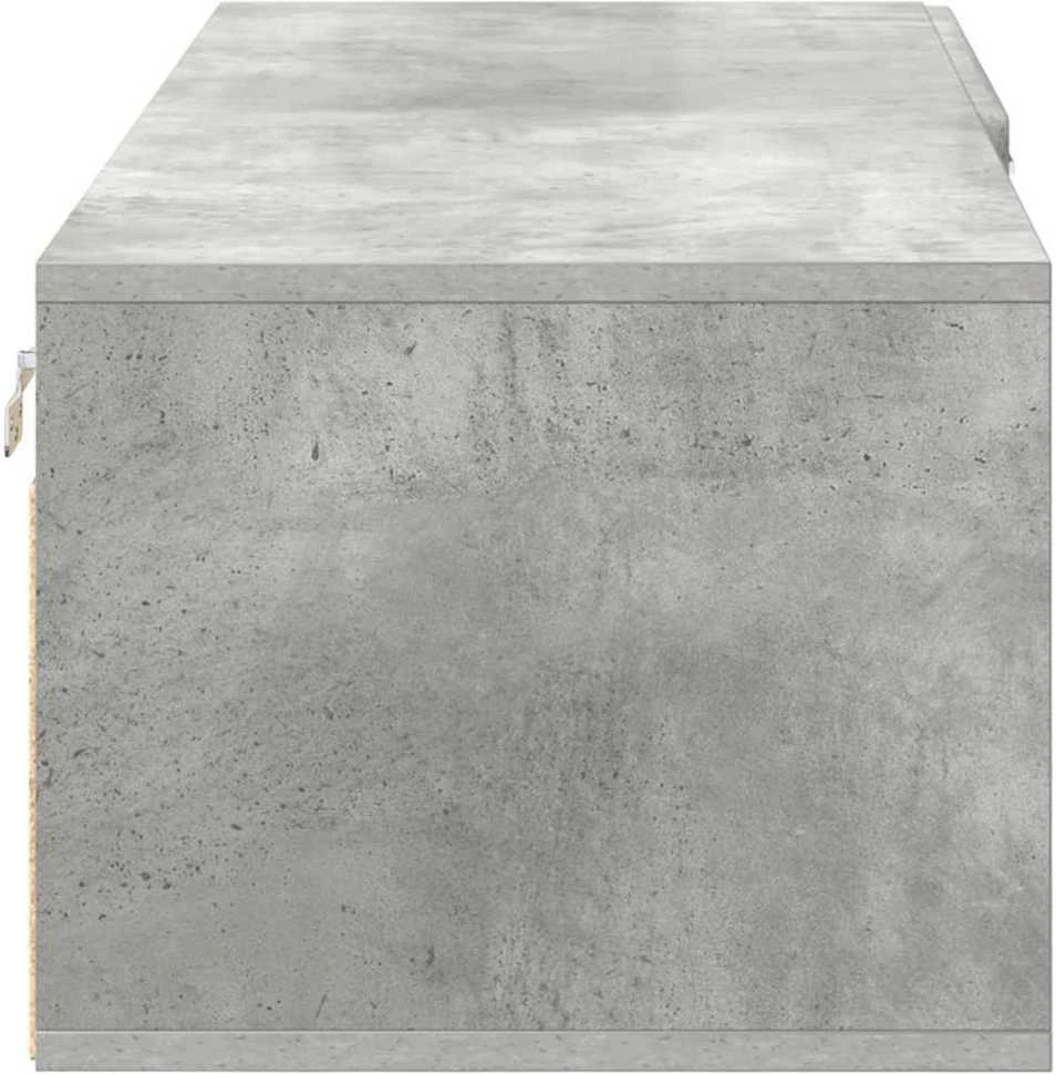 Medinė spinta 100,5 x 39 x 30 cm Betono pilka Apdirbta mediena