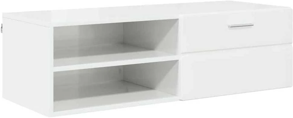 Medinė spinta 100,5 x 39 x 30 cm Betono pilka Apdirbta mediena