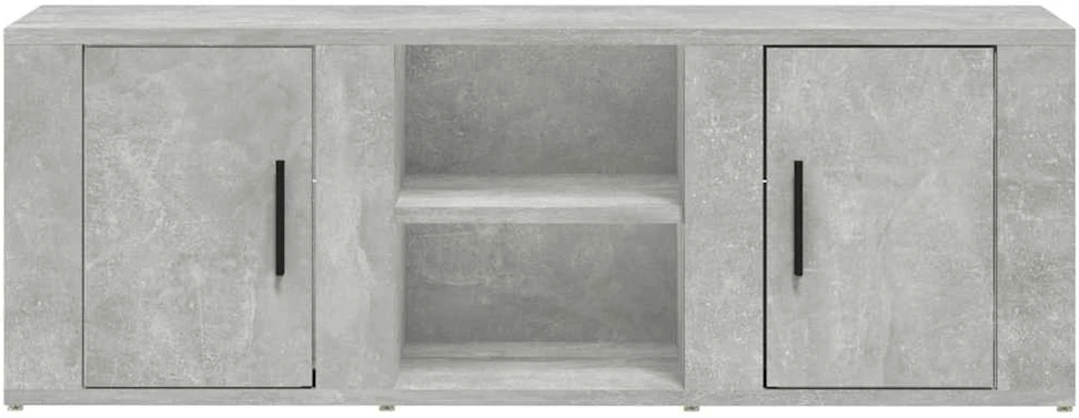 TV staliukas Televizoriaus spintelė, betono pilka, 100x31,5x35cm, mediena
