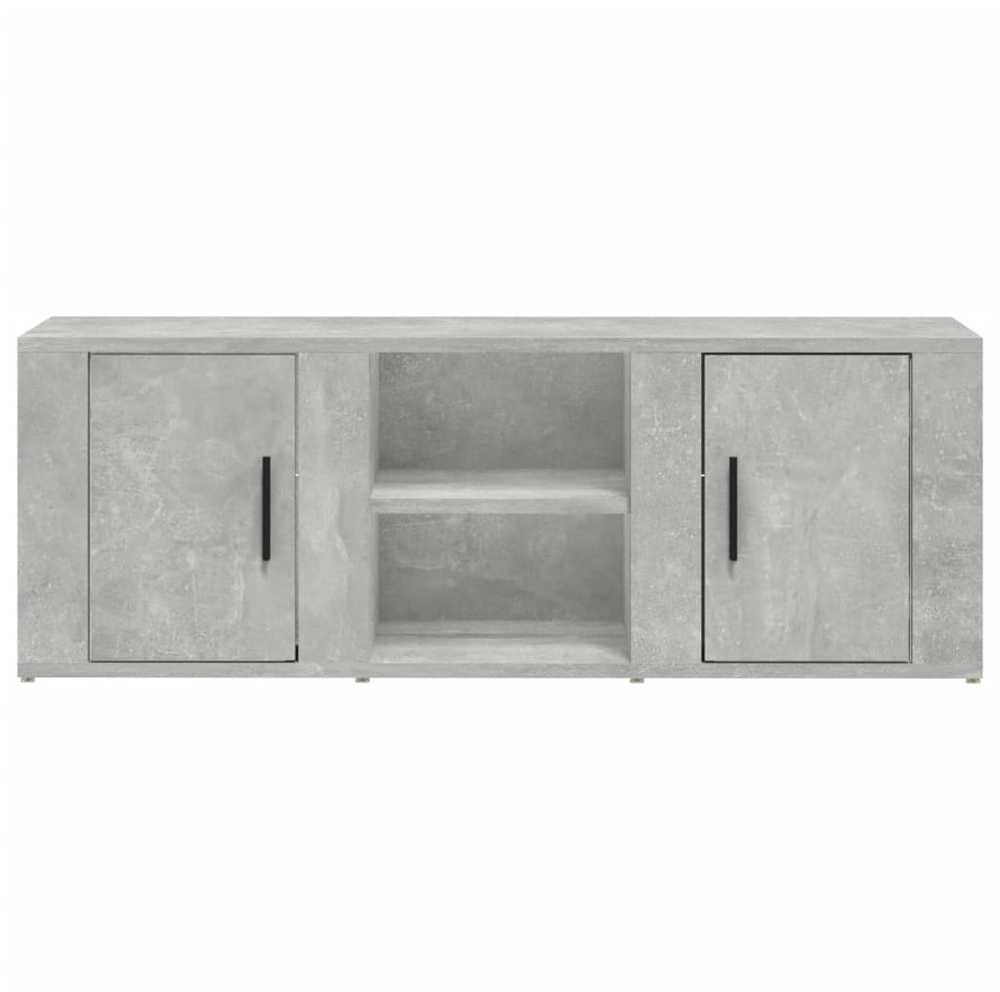 TV staliukas Televizoriaus spintelė, betono pilka, 100x31,5x35cm, mediena