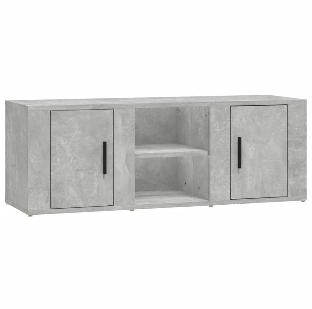 TV staliukas Televizoriaus spintelė, betono pilka, 100x31,5x35cm, mediena