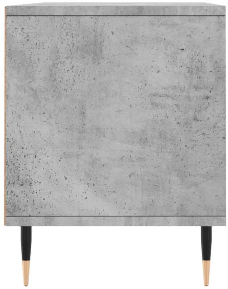 TV staliukas Televizoriaus spintelė, betono pilka, 100x34,5x44,5cm, mediena