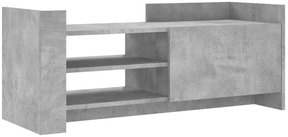 TV staliukas Televizoriaus spintelė, betono pilka, 100x35x40cm, mediena