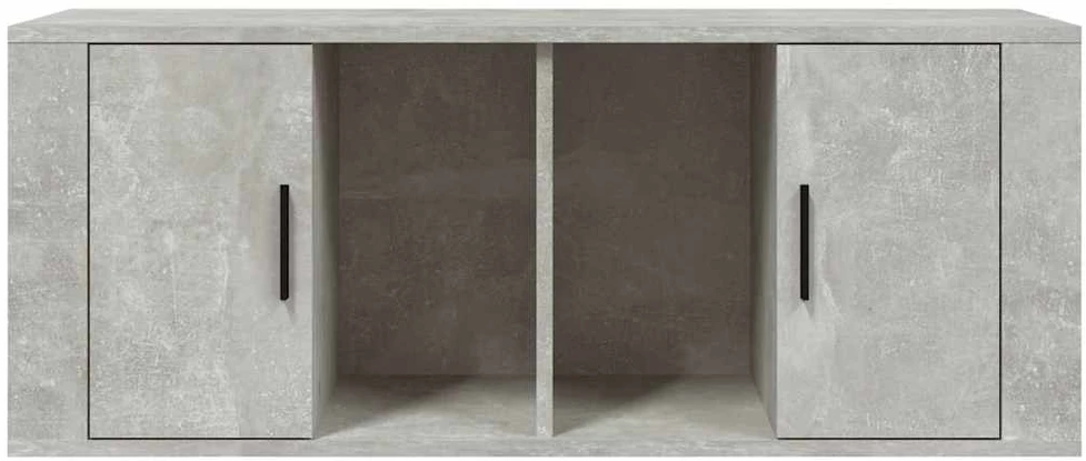 TV staliukas Televizoriaus spintelė, betono pilka, 100x35x40cm, mediena