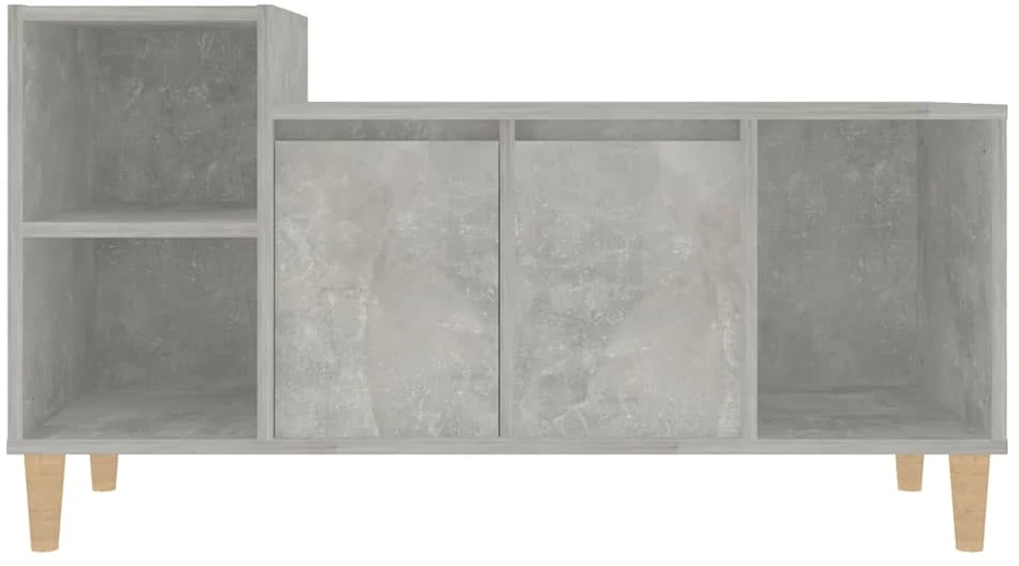 TV staliukas Televizoriaus spintelė, betono pilka, 100x35x55cm, mediena