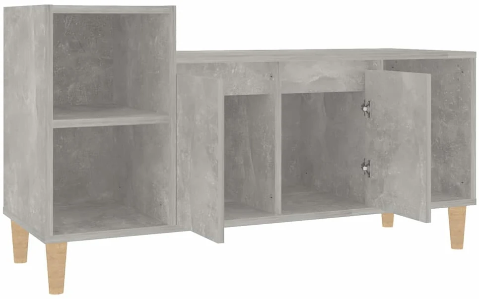 TV staliukas Televizoriaus spintelė, betono pilka, 100x35x55cm, mediena