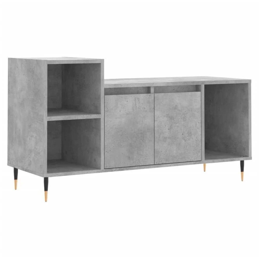 TV staliukas Televizoriaus spintelė, betono pilka, 100x35x55cm, mediena