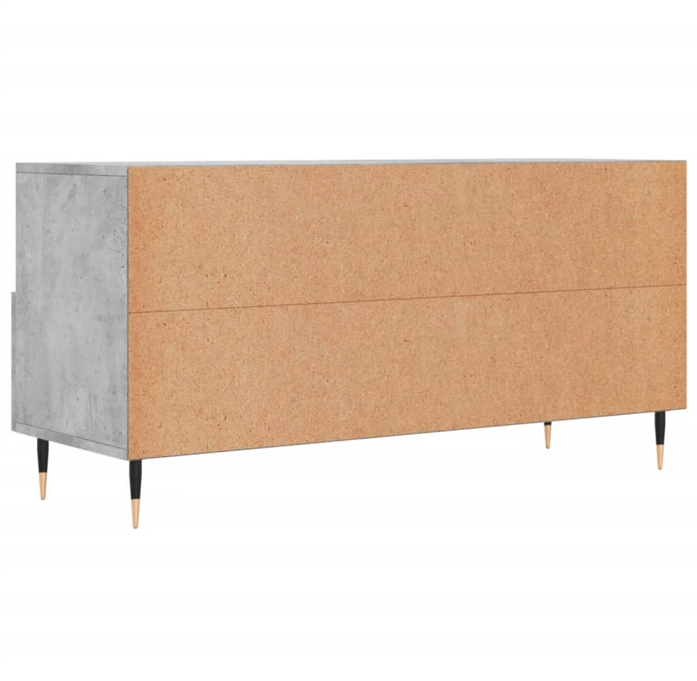 TV staliukas Televizoriaus spintelė, betono pilka, 102x36x50cm, mediena