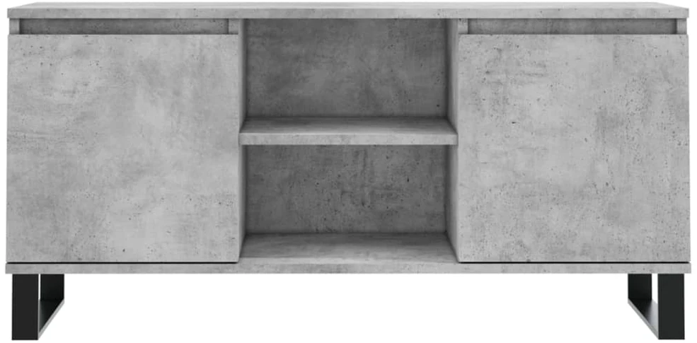 TV staliukas Televizoriaus spintelė, betono pilka, 104x35x50cm, mediena