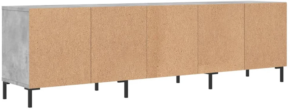 TV staliukas Televizoriaus spintelė, betono pilka, 150x30x44,5cm, mediena