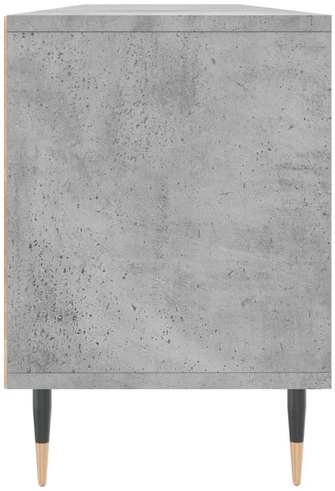 TV staliukas Televizoriaus spintelė, betono pilka, 150x30x44,5cm, mediena