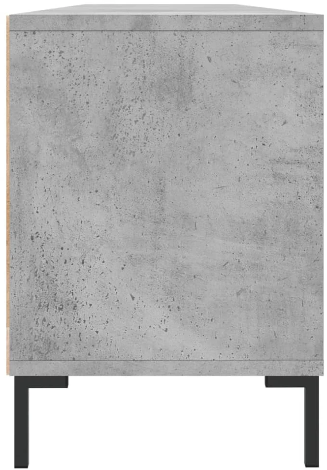 TV staliukas Televizoriaus spintelė, betono pilka, 150x30x44,5cm, mediena