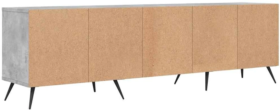 TV staliukas Televizoriaus spintelė, betono pilka, 150x30x44,5cm, mediena