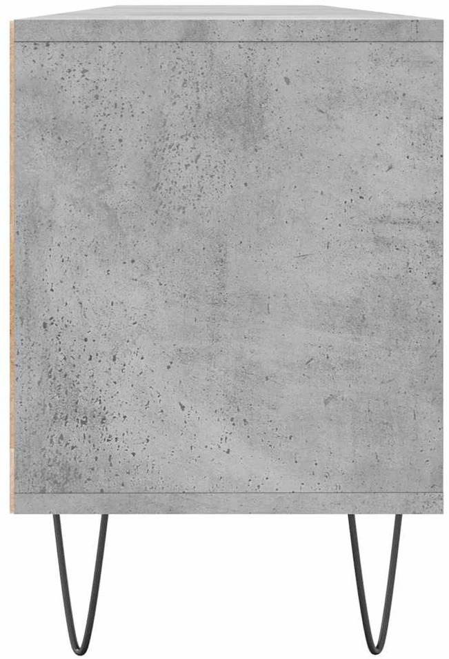 TV staliukas Televizoriaus spintelė, betono pilka, 150x30x44,5cm, mediena