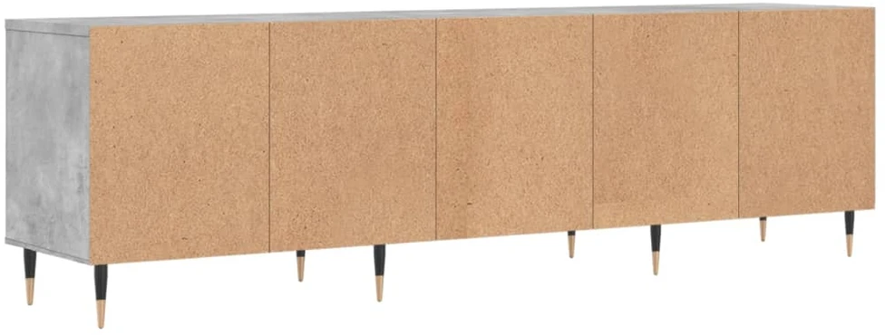 TV staliukas Televizoriaus spintelė, betono pilka, 150x30x44,5cm, mediena
