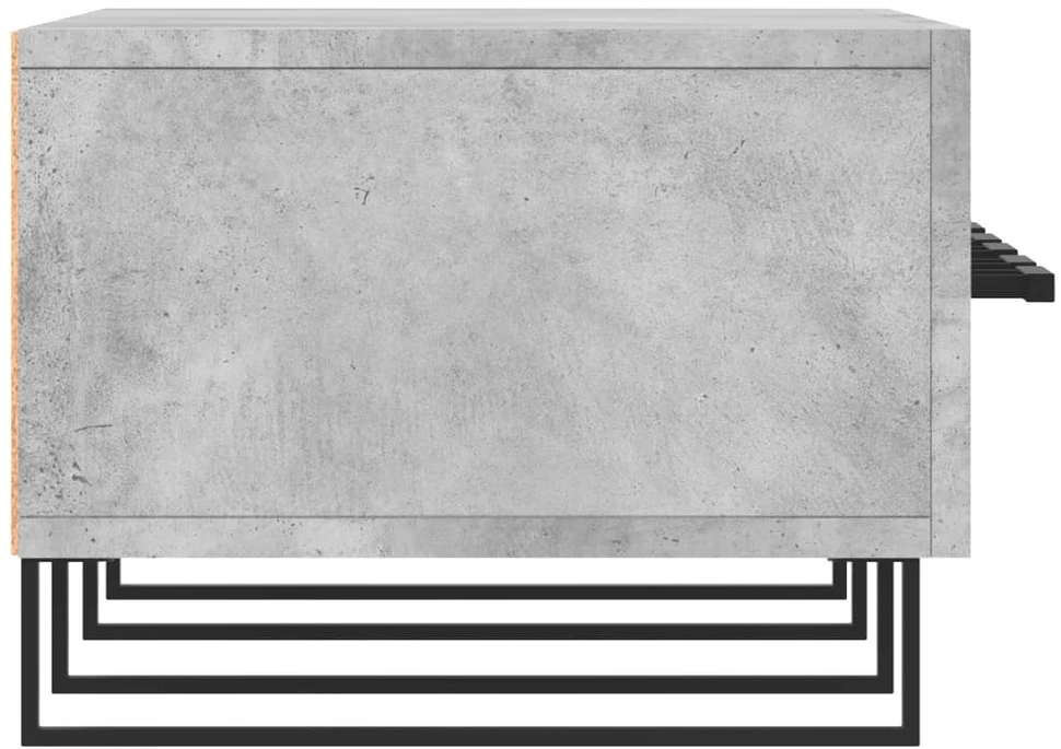 TV staliukas Televizoriaus spintelė, betono pilka, 150x36x30cm, mediena