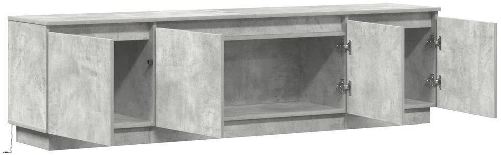 TV staliukas Televizoriaus spintelė 180 x 38 x 49 cm Betono pilka