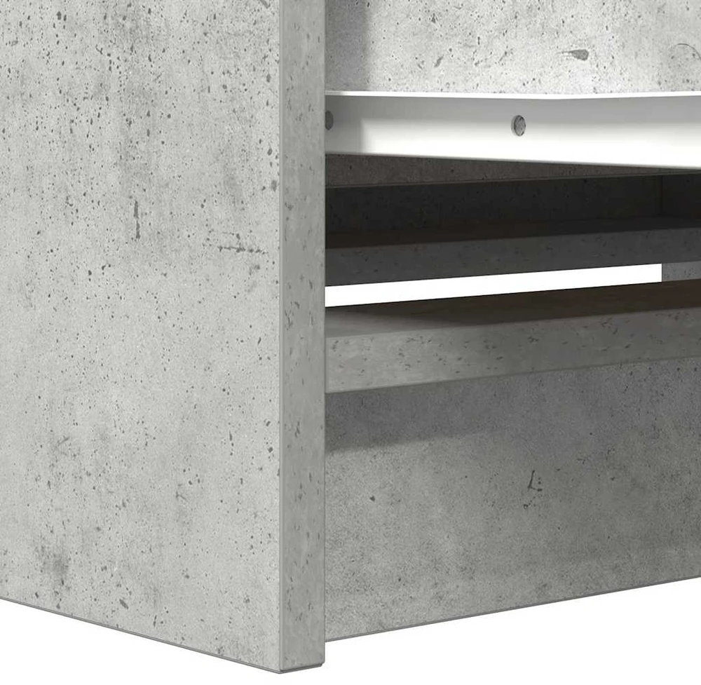 TV staliukas Televizoriaus spintelė, betono pilka, 80x35x54 cm, mediena