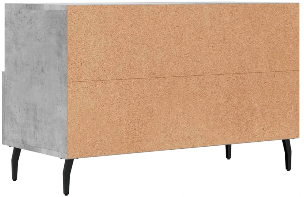 TV staliukas Televizoriaus spintelė, betono pilka, 80x36x50cm, mediena