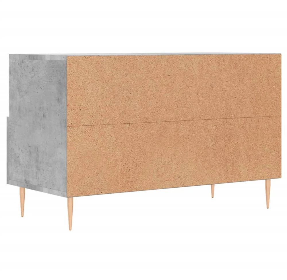 TV staliukas Televizoriaus spintelė, betono pilka, 80x36x50cm, mediena