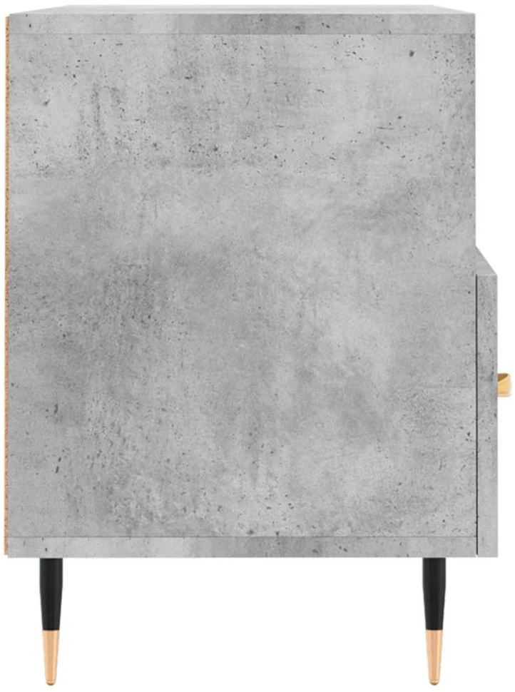TV staliukas Televizoriaus spintelė, betono pilka, 80x36x50cm, mediena