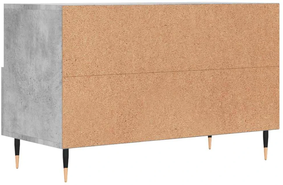 TV staliukas Televizoriaus spintelė, betono pilka, 80x36x50cm, mediena