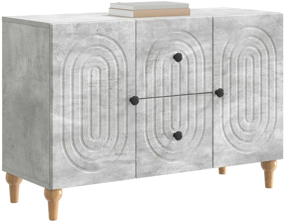 Televizoriaus spintelė Betono pilka 89 x 34,5 x 60 cm