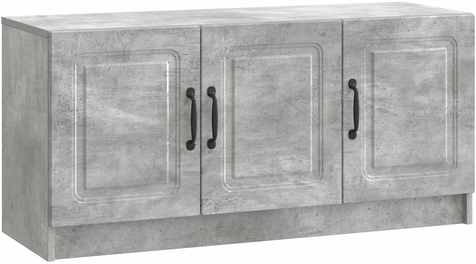 TV staliukas Televizoriaus spintelė Betono pilka 99 x 34,5 x 47 cm