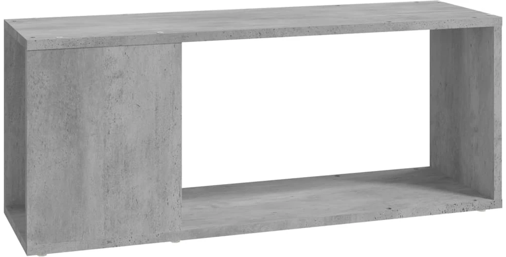 TV staliukas Televizoriaus spintelė, betono pilkos spalvos, 80x24x32cm, MDP