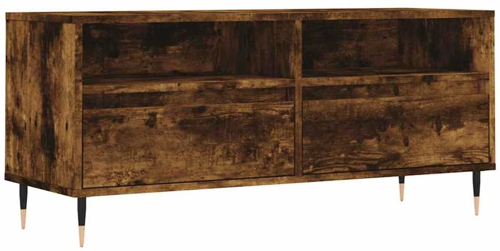 TV staliukas Televizoriaus spintelė, dūminė, 100x34,5x44,5cm, mediena