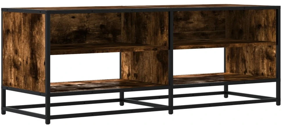 TV staliukas Televizoriaus spintelė, dūminė, 120,5x40x46cm, mediena/metalas