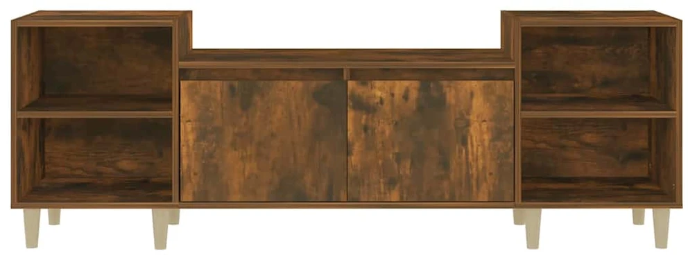 TV staliukas Televizoriaus spintelė, dūminio ąžuolo, 160x35x55cm, mediena