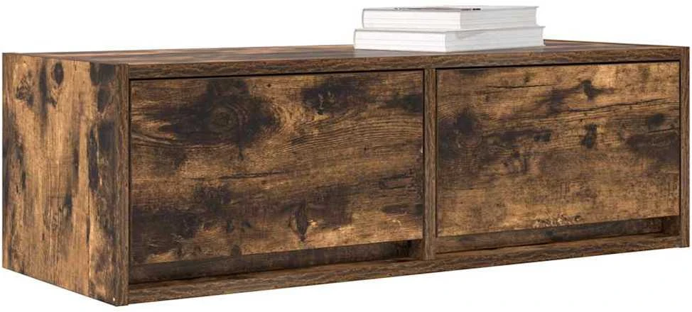 TV staliukas Televizoriaus spintelė, dūminio ąžuolo, 80x31x25,5 cm, mediena
