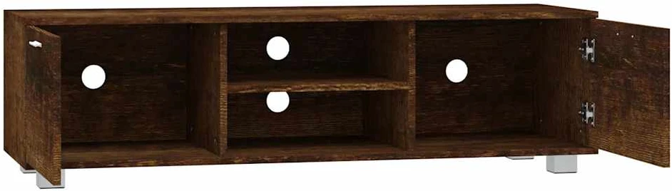 TV staliukas Televizoriaus spintelė, dūminio ąžuolo, 140x40,5x35cm, mediena