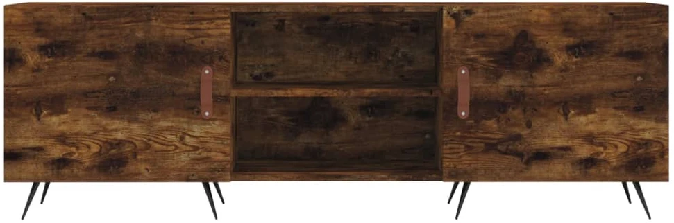 TV staliukas Televizoriaus spintelė, dūminio ąžuolo, 150x30x50cm, mediena