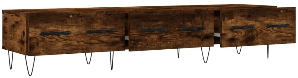 TV staliukas Televizoriaus spintelė, dūminio ąžuolo, 150x36x30cm, mediena
