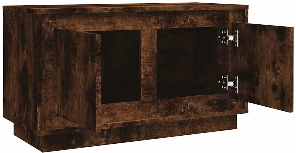 TV staliukas Televizoriaus spintelė, dūminio ąžuolo, 80x35x45cm, mediena
